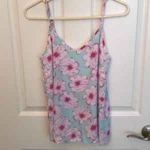 Pink and blue Floral camisole top
